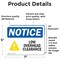 Signmission Low Overhead Clearance Sign With Symbol, 7 in W x Rectangle, Vinyl Decal OS-2PACK-NS-D-57-L-14066 - alternate 2